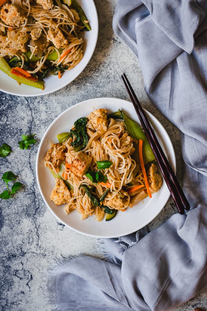 Peanut Noodle Stir Fry - Ellie Likes Cooking