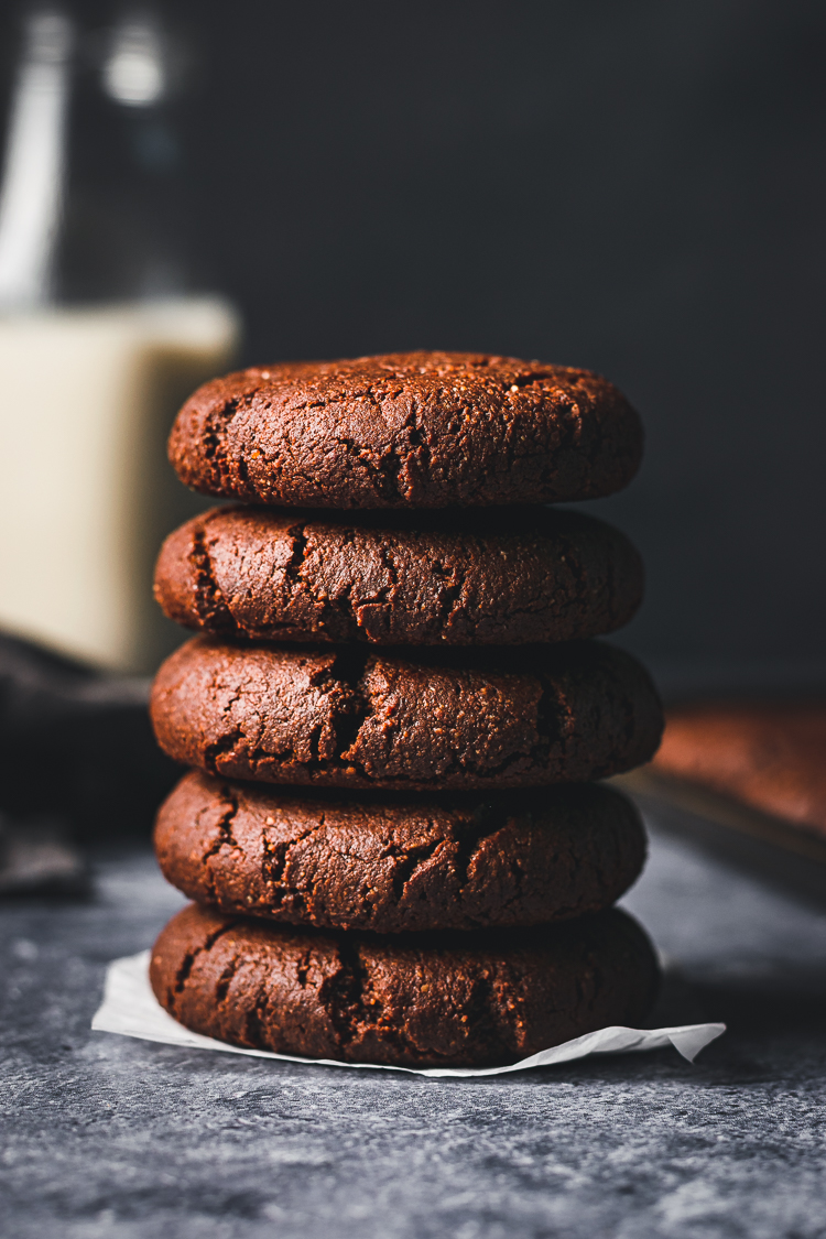 Vegan Flourless Brownie Cookies - Ellie Likes Cooking