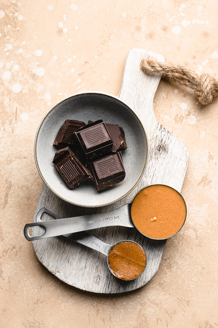homemade peanut butter cup ingredients