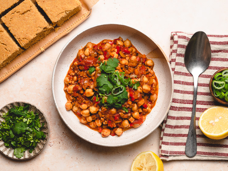 Gochujang Chickpea Chili