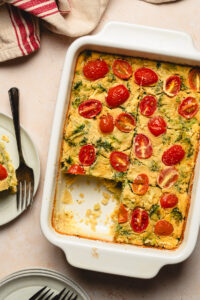 Mung Bean Frittata - Ellie Likes Cooking