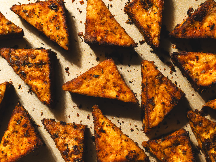 Quick and Easy Baked Herb Tofu