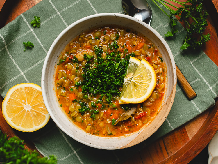 Mediterranean Split Pea Soup