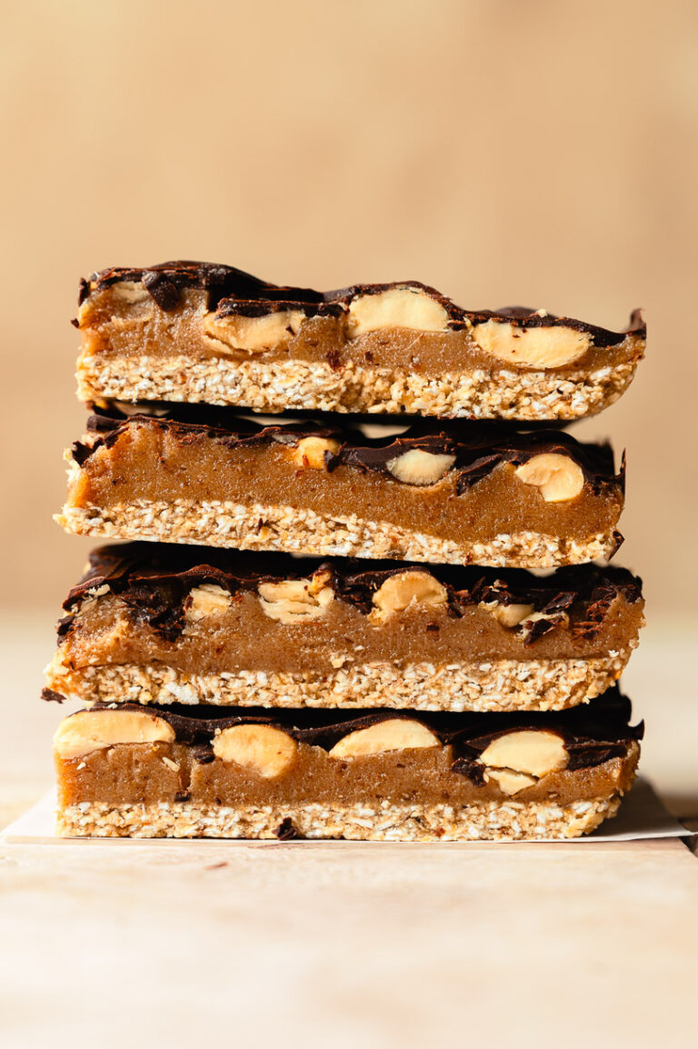 stack of date snickers bars