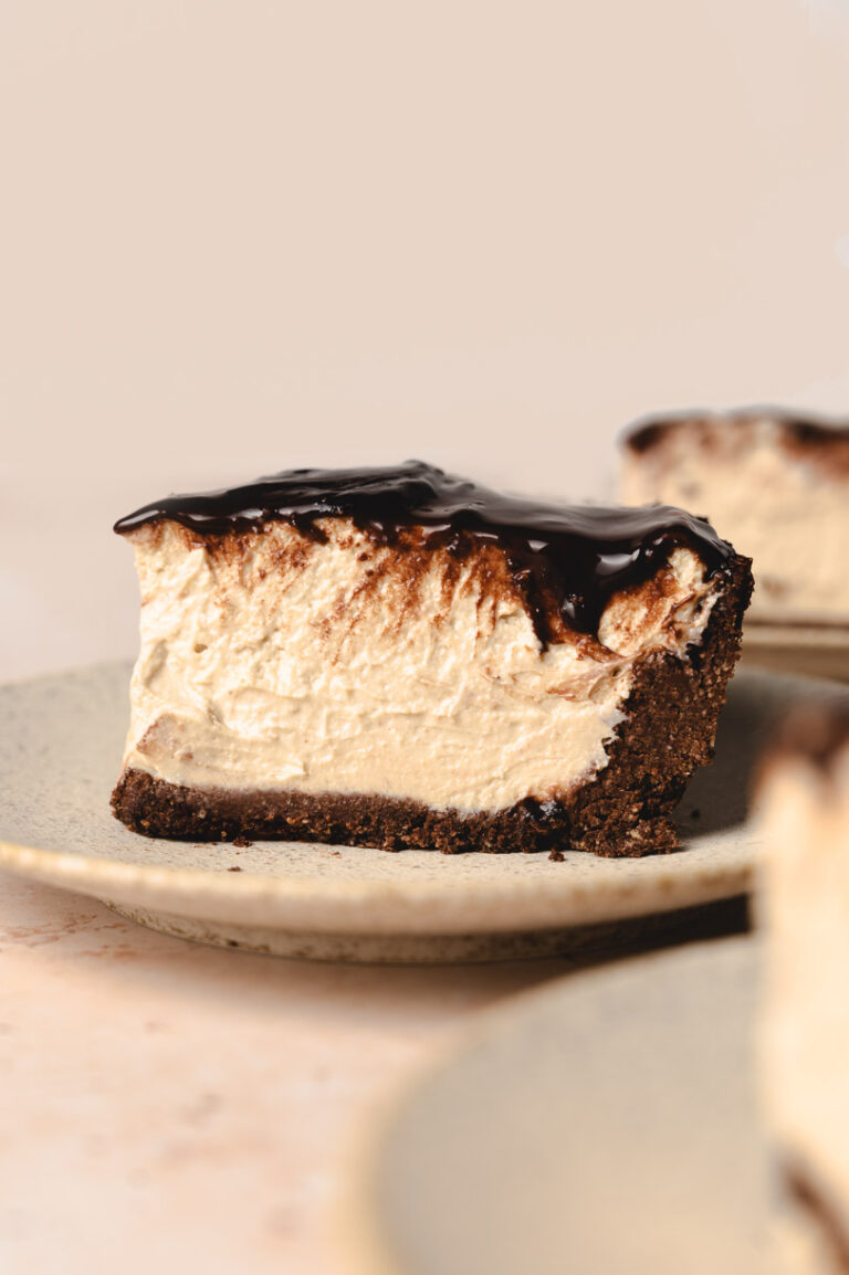 No-Bake Chocolate Peanut Butter Pie (Vegan, Gluten-Free)