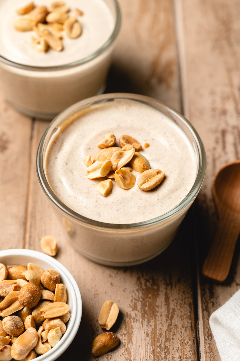 Peanut Butter Protein Pudding (No Protein Powder)