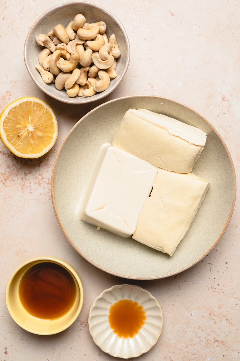 ingredients for cream layer of tiramisu baked oatmeal