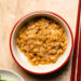 natto in a bowl