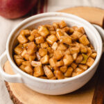 stewed apples in a bowl